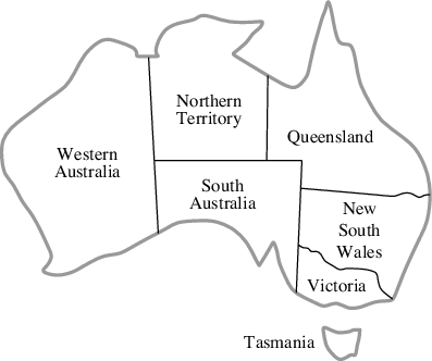 Australia map